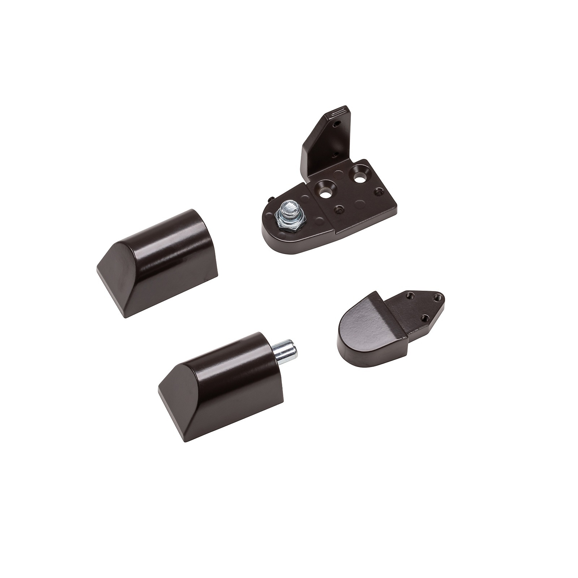 Global Door Controls Amarlite Style Offset Door Pivot Hinge Set — 3/4in., Duronodic, Right Hand, For Adams Rite Type Storefront Door, Model# TH1112-RH-DU